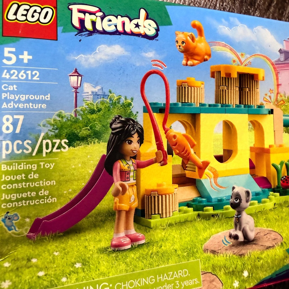 LEGO Friends Cat Playground Adventure Kids 87pc Multi 42612 Liann Olly Set - Picture 2 of 5